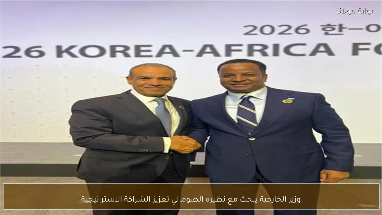 وزير الخارجية يبحث مع نظيره الصومالي تعزيز الشراكة الاستراتيجية