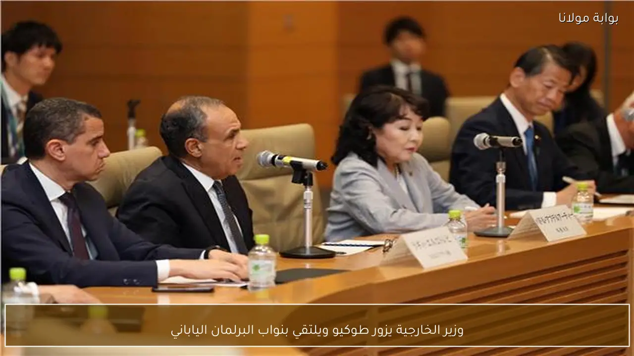 وزير الخارجية يزور طوكيو ويلتقي بنواب البرلمان الياباني