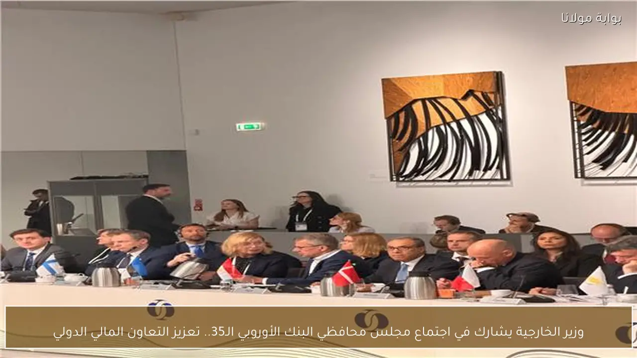 وزير الخارجية يشارك في اجتماع مجلس محافظي البنك الأوروبي الـ35.. تعزيز التعاون المالي الدولي