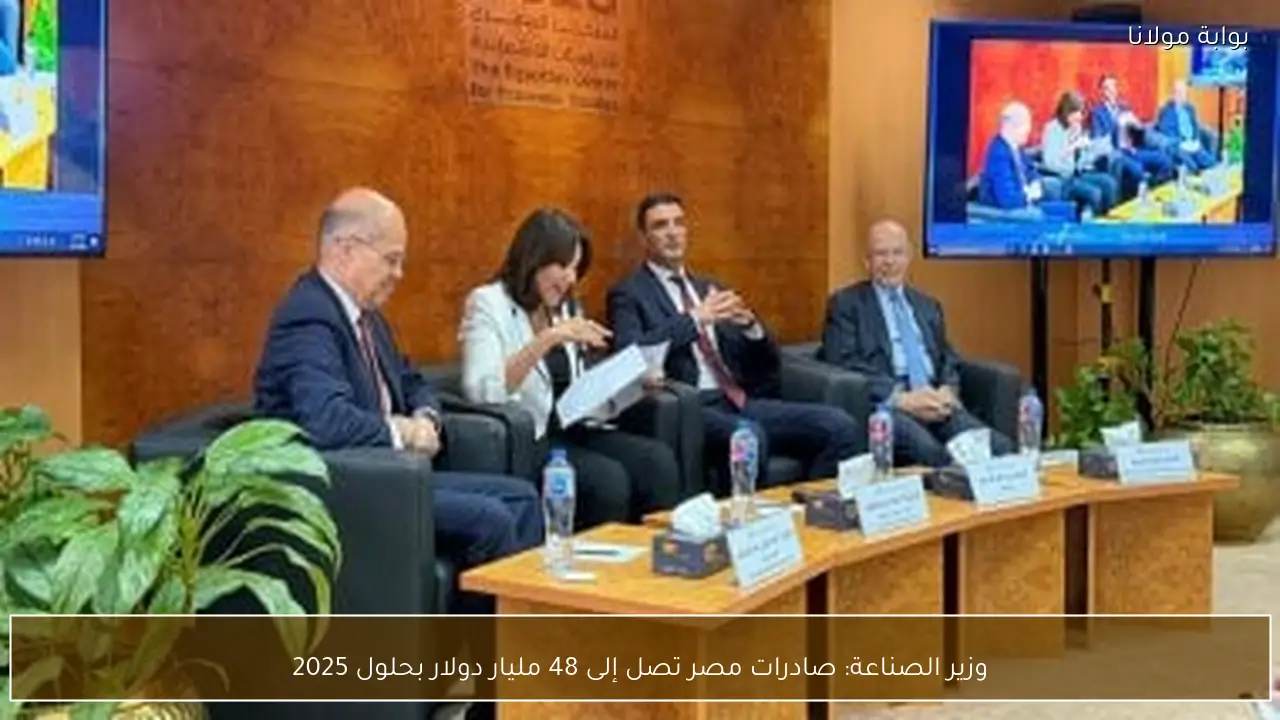 وزير الصناعة: صادرات مصر تصل إلى 48 مليار دولار بحلول 2025