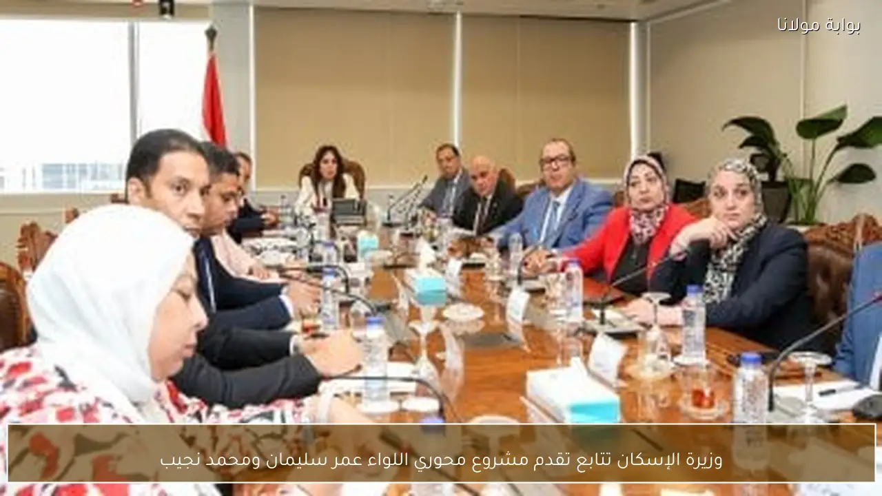 وزيرة الإسكان تتابع تقدم مشروع محوري اللواء عمر سليمان ومحمد نجيب
