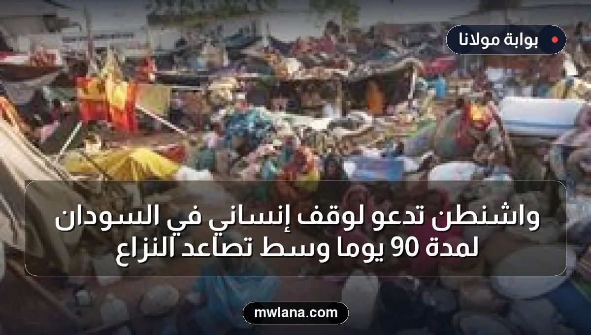 واشنطن تدعو لوقف إنساني في السودان لمدة 90 يومًا وسط تصاعد النزاع