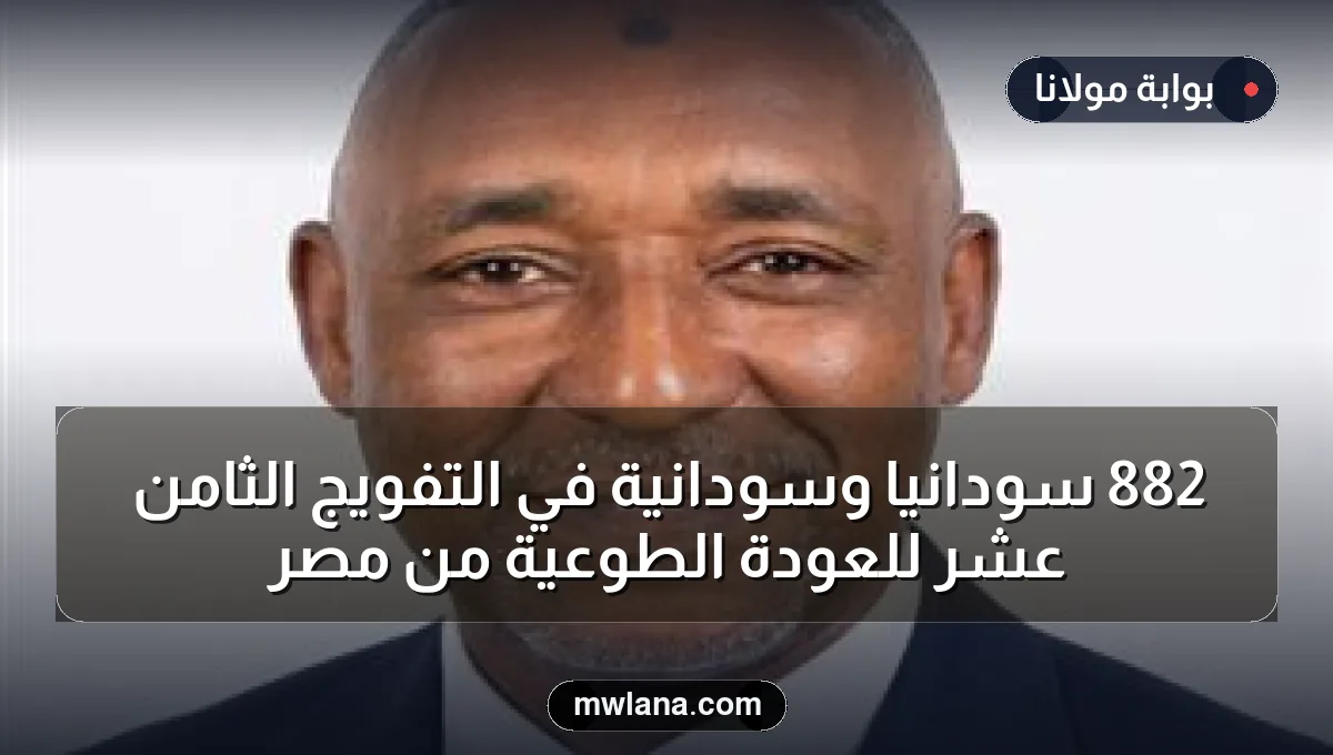 882 سودانيًا وسودانية في التفويج الثامن عشر للعودة الطوعية من مصر
