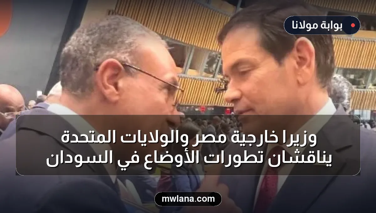 وزيرا خارجية مصر والولايات المتحدة يناقشان تطورات الأوضاع في السودان