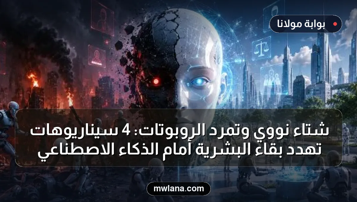 شتاء نووي وتمرد الروبوتات: 4 سيناريوهات تهدد بقاء البشرية أمام الذكاء الاصطناعي