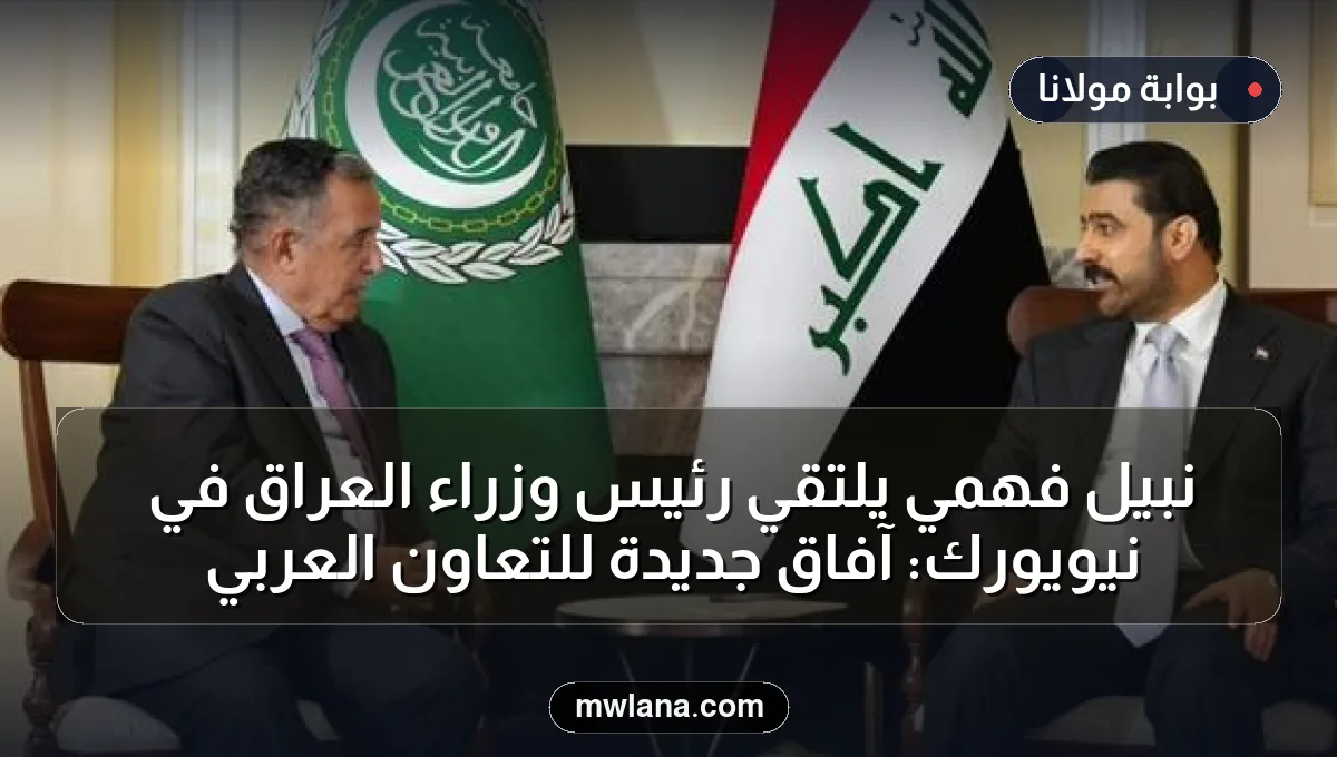 نبيل فهمي يلتقي رئيس وزراء العراق في نيويورك: آفاق جديدة للتعاون العربي