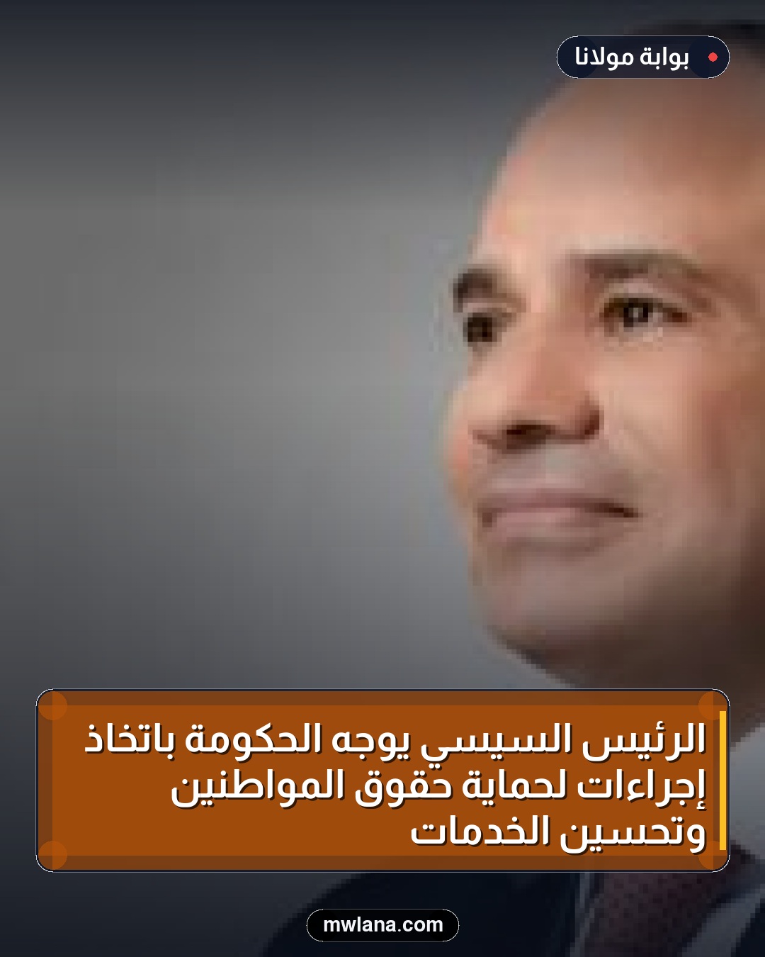 الرئيس السيسي يوجه الحكومة باتخاذ إجراءات لحماية حقوق المواطنين وتحسين الخدمات