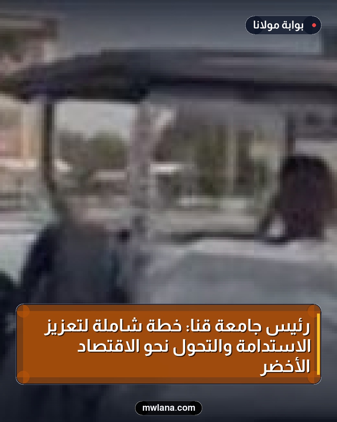 رئيس جامعة قنا: خطة شاملة لتعزيز الاستدامة والتحول نحو الاقتصاد الأخضر