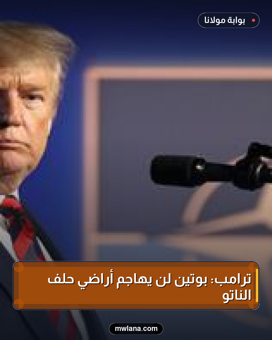 ترامب: بوتين لن يهاجم أراضي حلف الناتو