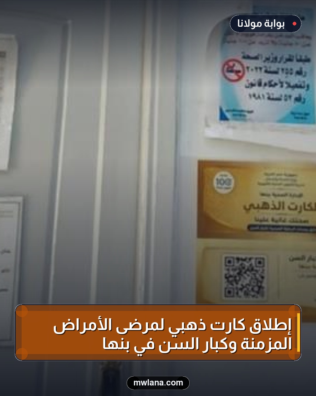إطلاق كارت ذهبي لمرضى الأمراض المزمنة وكبار السن في بنها