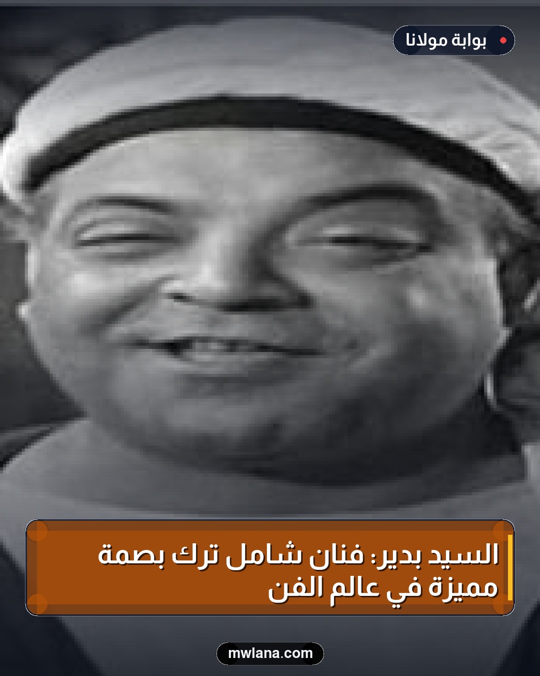 السيد بدير: فنان شامل ترك بصمة مميزة في عالم الفن