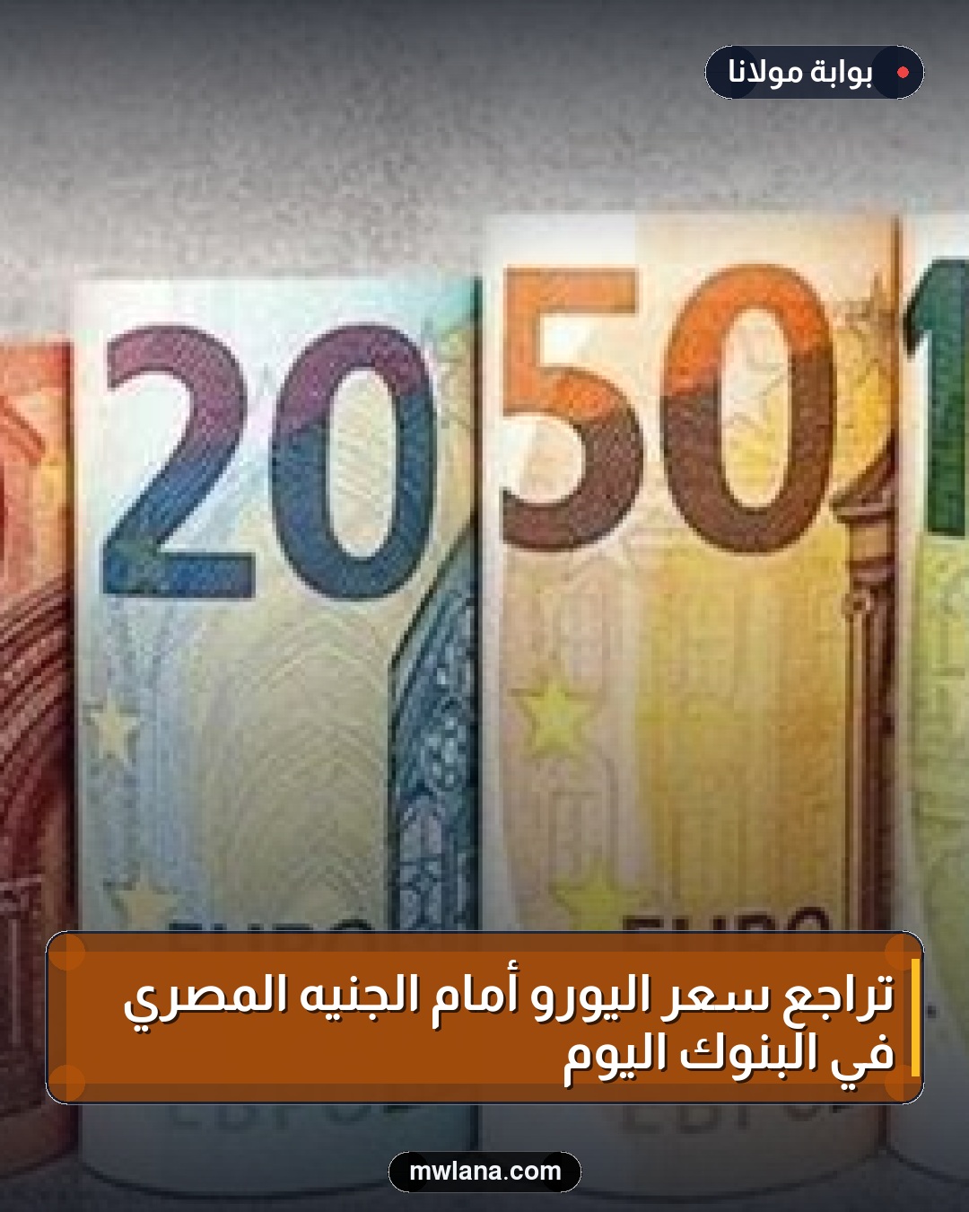 تراجع سعر اليورو أمام الجنيه المصري في البنوك اليوم