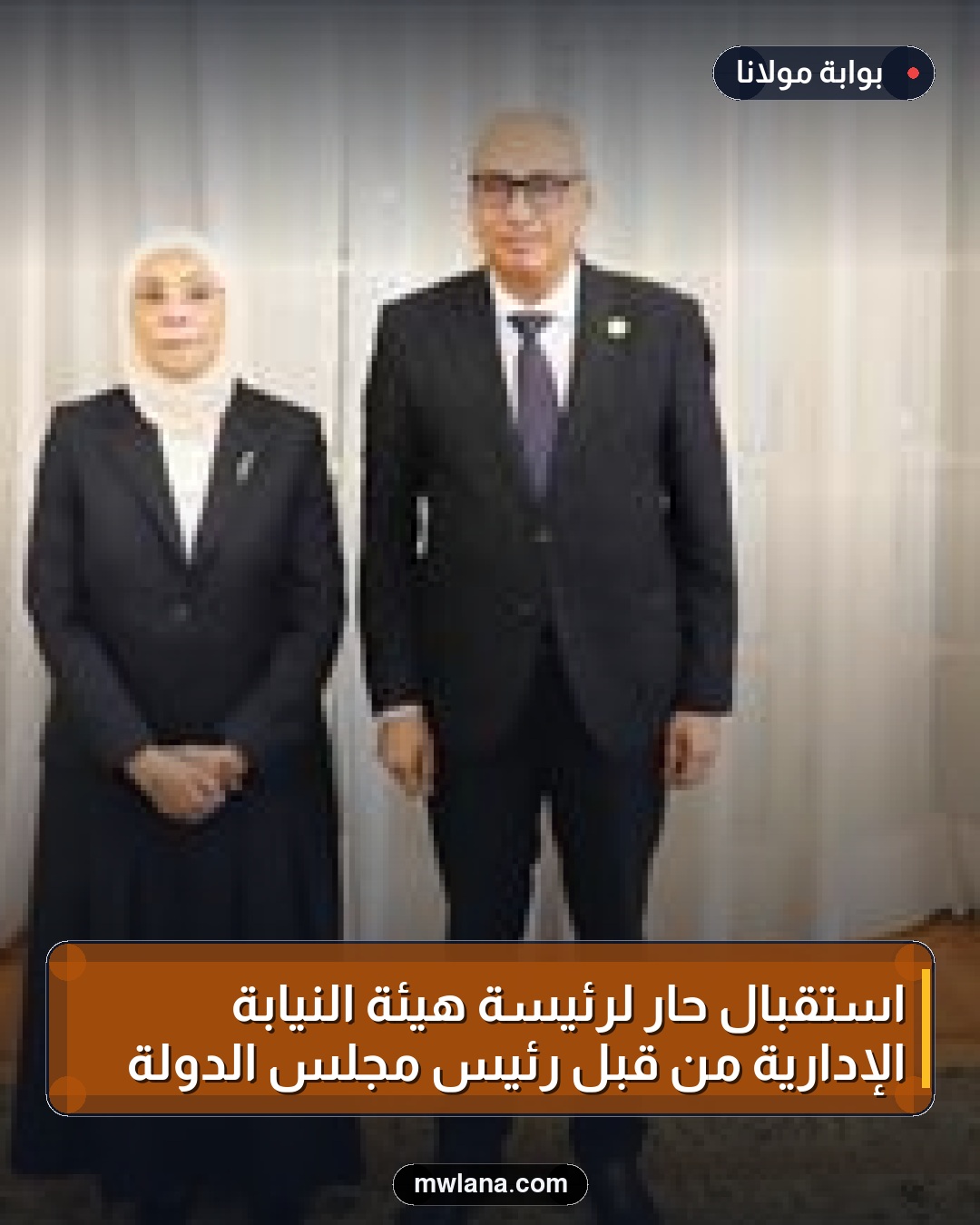 استقبال حار لرئيسة هيئة النيابة الإدارية من قبل رئيس مجلس الدولة