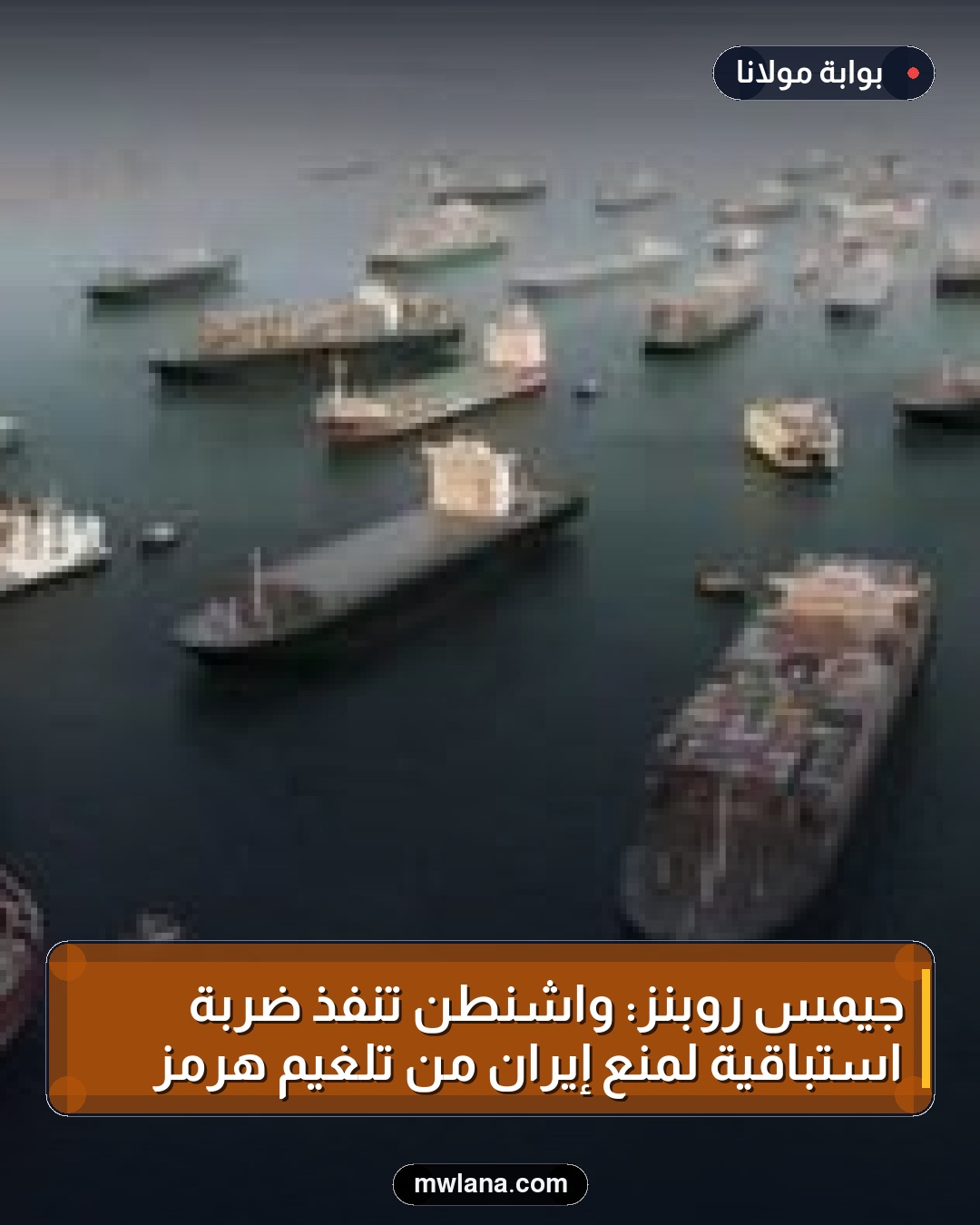 جيمس روبنز: واشنطن تنفذ ضربة استباقية لمنع إيران من تلغيم هرمز