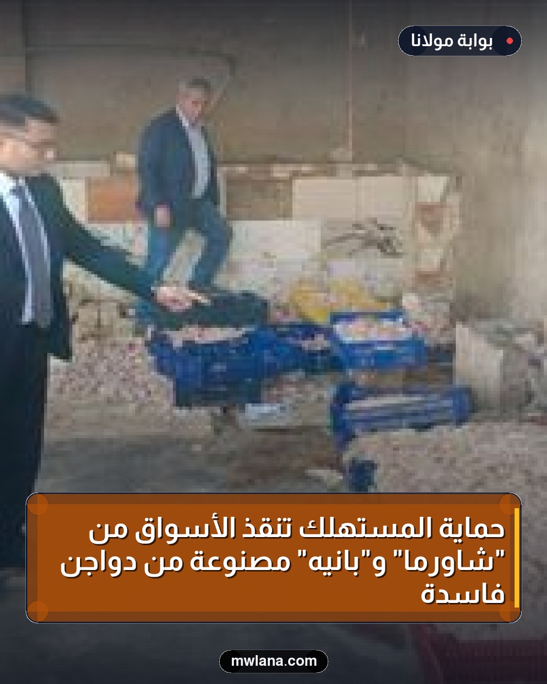 حماية المستهلك تنقذ الأسواق من "شاورما" و"بانيه" مصنوعة من دواجن فاسدة