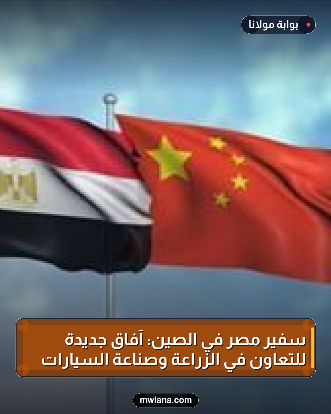 سفير مصر في الصين: آفاق جديدة للتعاون في الزراعة وصناعة السيارات