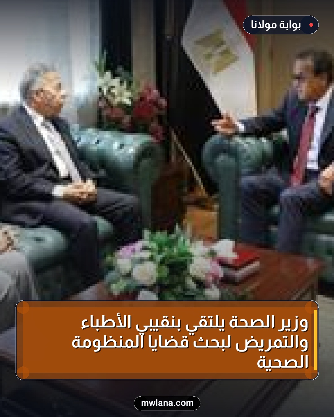 وزير الصحة يلتقي بنقيبي الأطباء والتمريض لبحث قضايا المنظومة الصحية