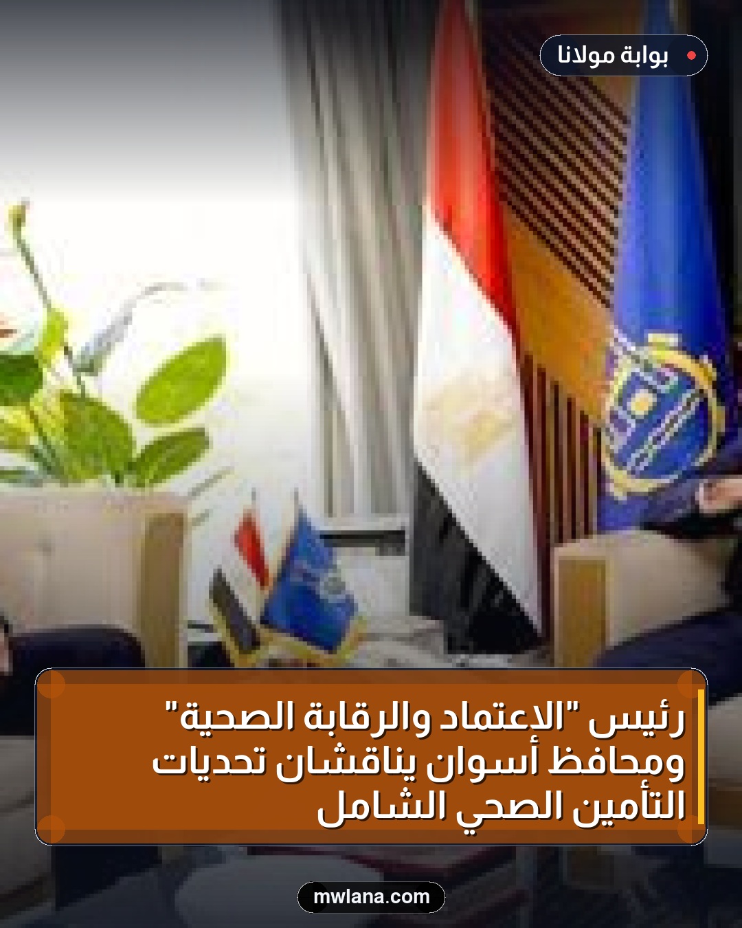 رئيس "الاعتماد والرقابة الصحية" ومحافظ أسوان يناقشان تحديات التأمين الصحي الشامل