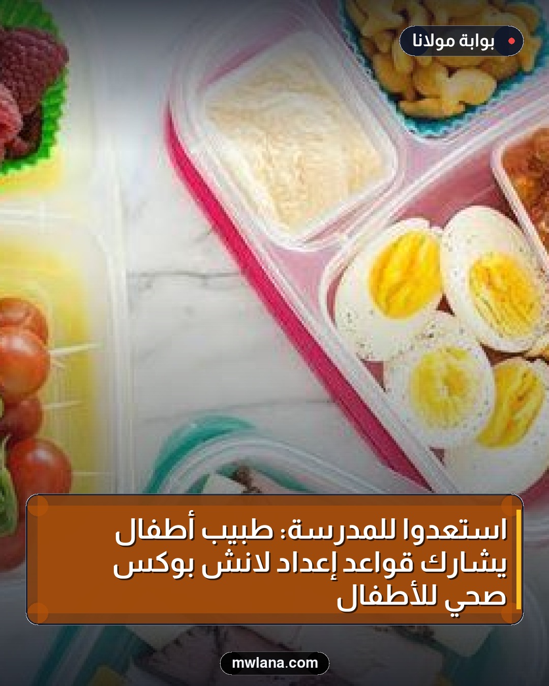 استعدوا للمدرسة: طبيب أطفال يشارك قواعد إعداد لانش بوكس صحي للأطفال