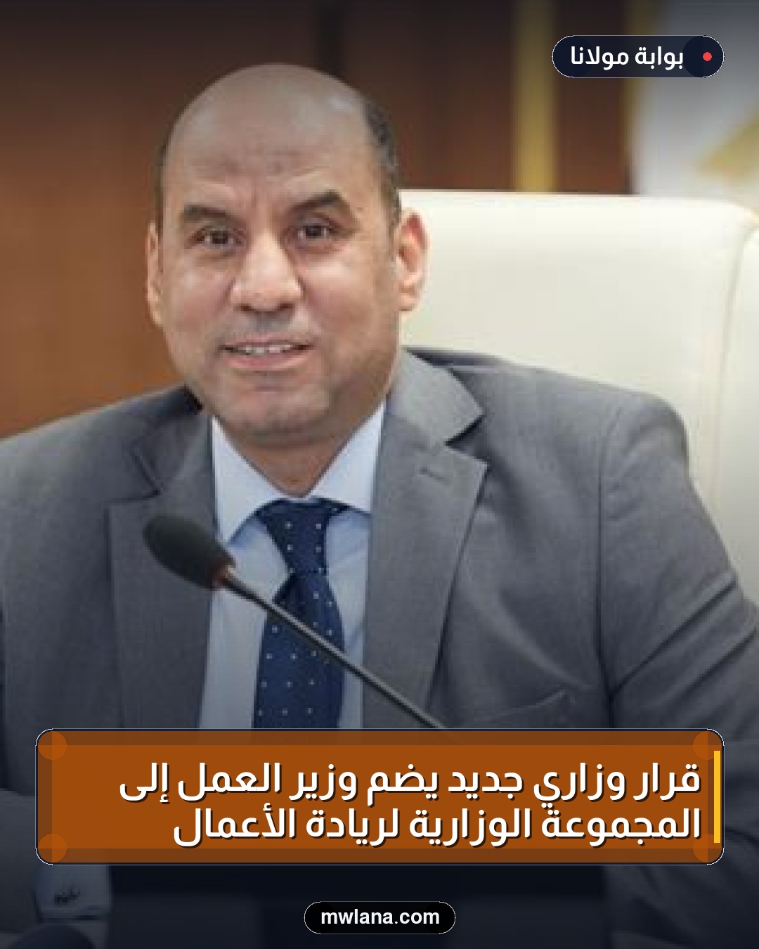 قرار وزاري جديد يضم وزير العمل إلى المجموعة الوزارية لريادة الأعمال