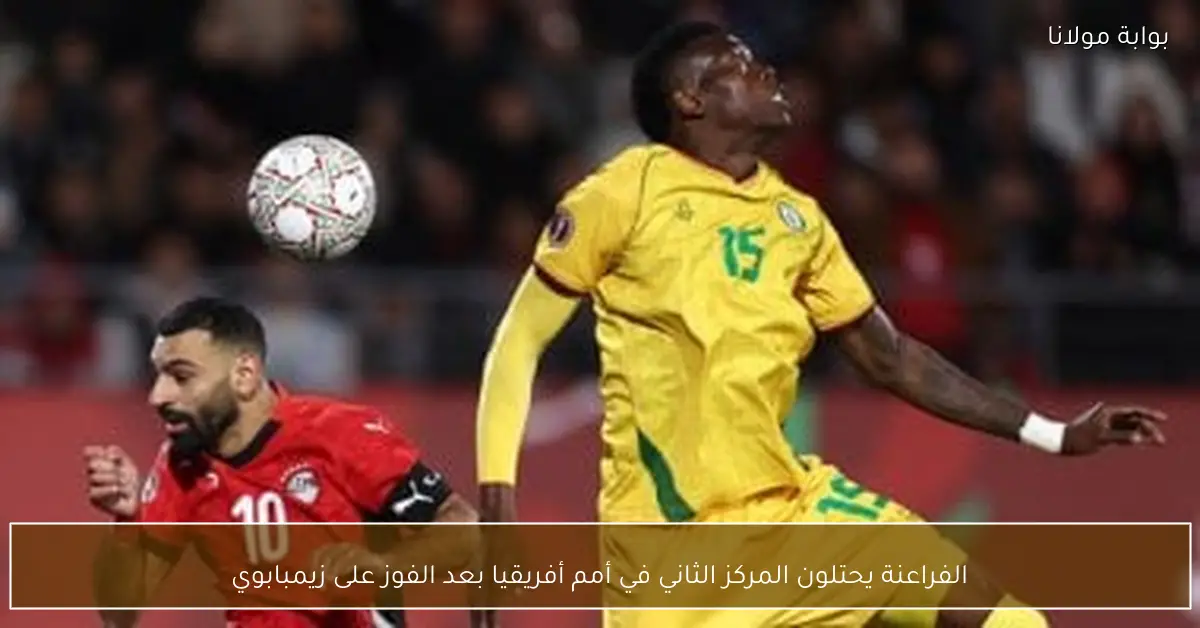 الفراعنة يحتلون المركز الثاني في أمم أفريقيا بعد الفوز على زيمبابوي