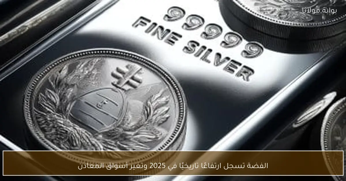 الفضة تسجل ارتفاعًا تاريخيًا في 2025 وتغير أسواق المعادن