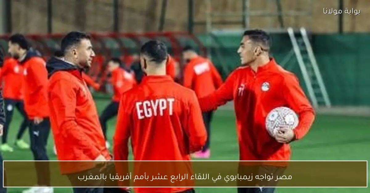 مصر تواجه زيمبابوي في اللقاء الرابع عشر بأمم أفريقيا بالمغرب