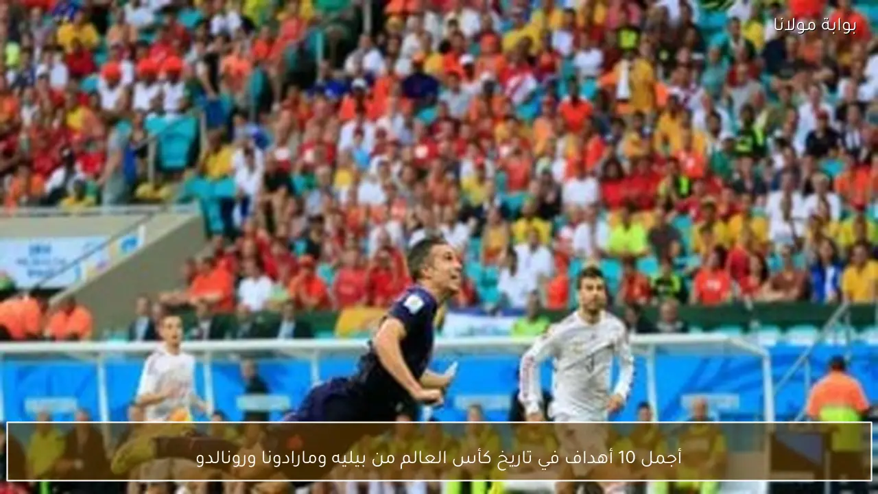 أجمل 10 أهداف في تاريخ كأس العالم من بيليه ومارادونا ورونالدو