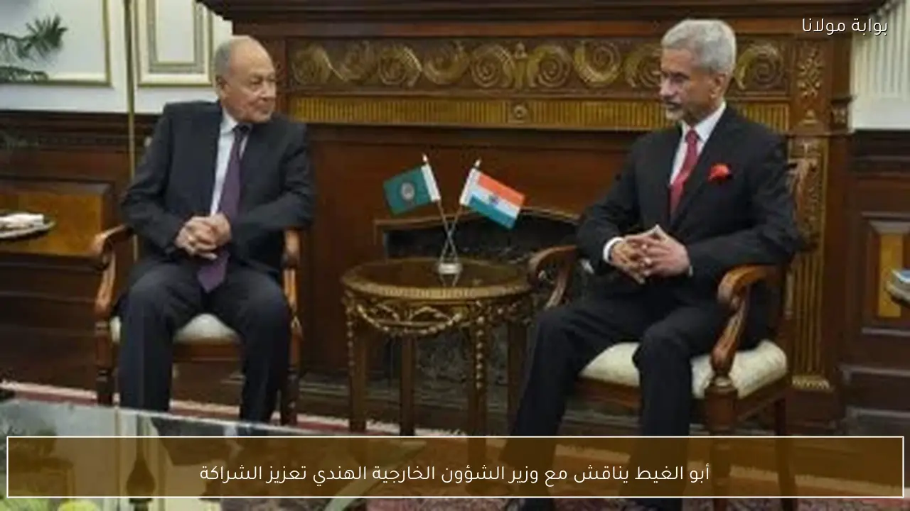 أبو الغيط يناقش مع وزير الشؤون الخارجية الهندي تعزيز الشراكة
