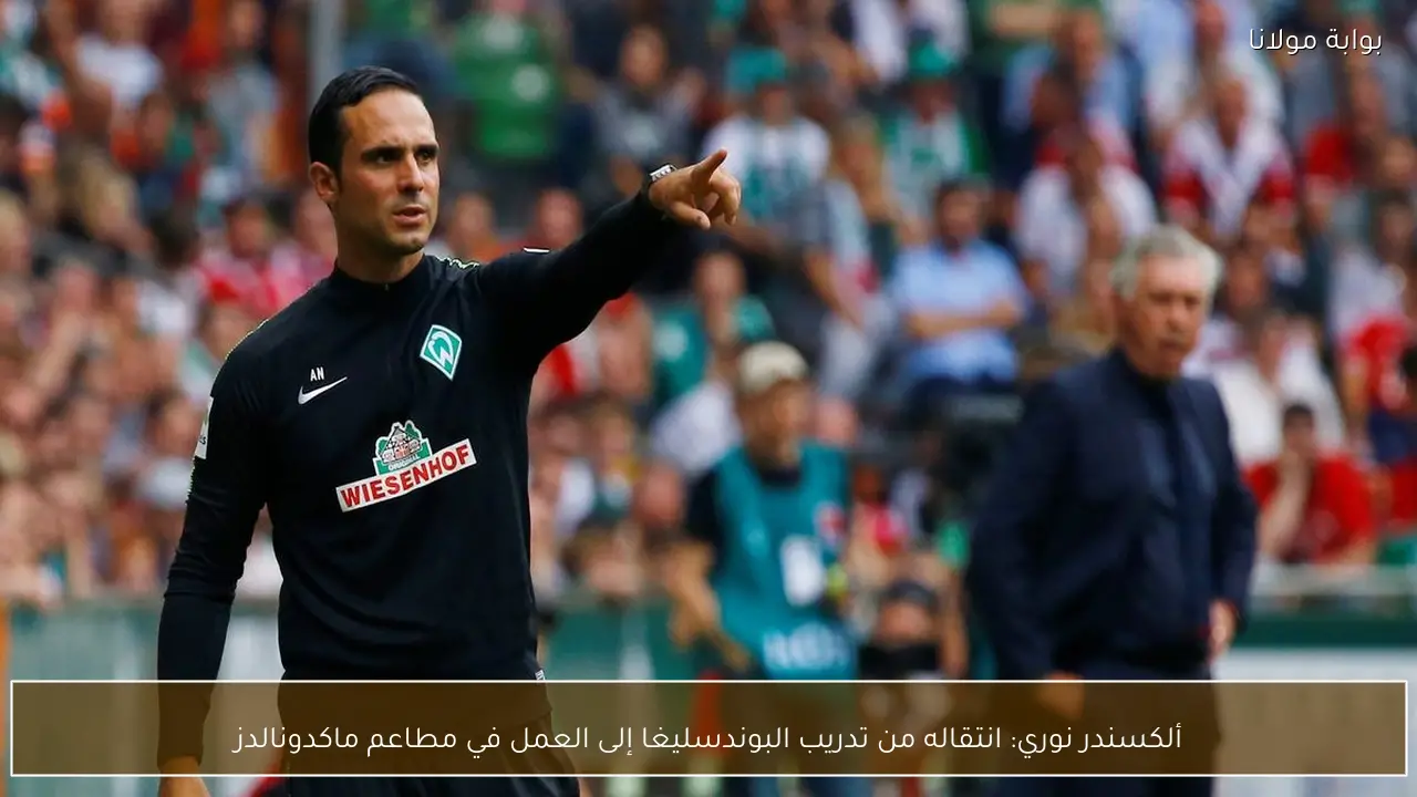 ألكسندر نوري: انتقاله من تدريب البوندسليغا إلى العمل في مطاعم ماكدونالدز