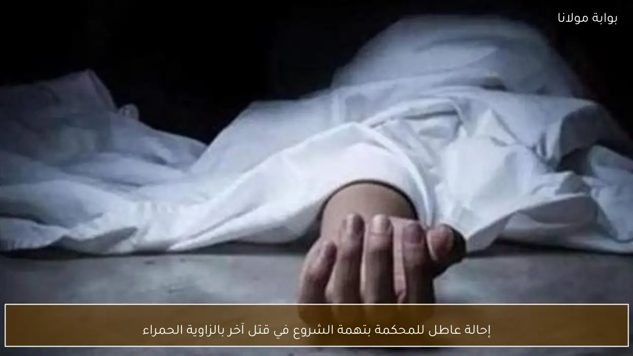 إحالة عاطل للمحكمة بتهمة الشروع في قتل آخر بالزاوية الحمراء