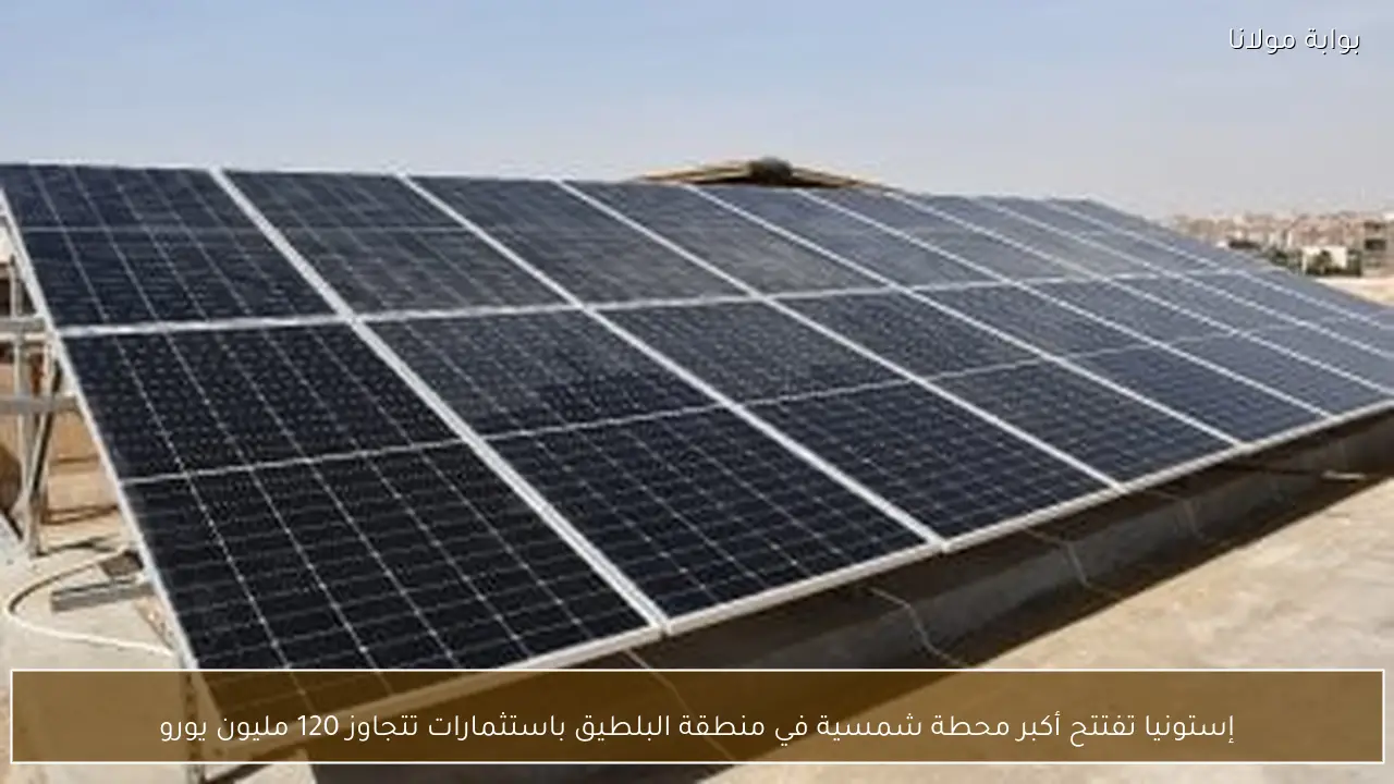 إستونيا تفتتح أكبر محطة شمسية في منطقة البلطيق باستثمارات تتجاوز 120 مليون يورو