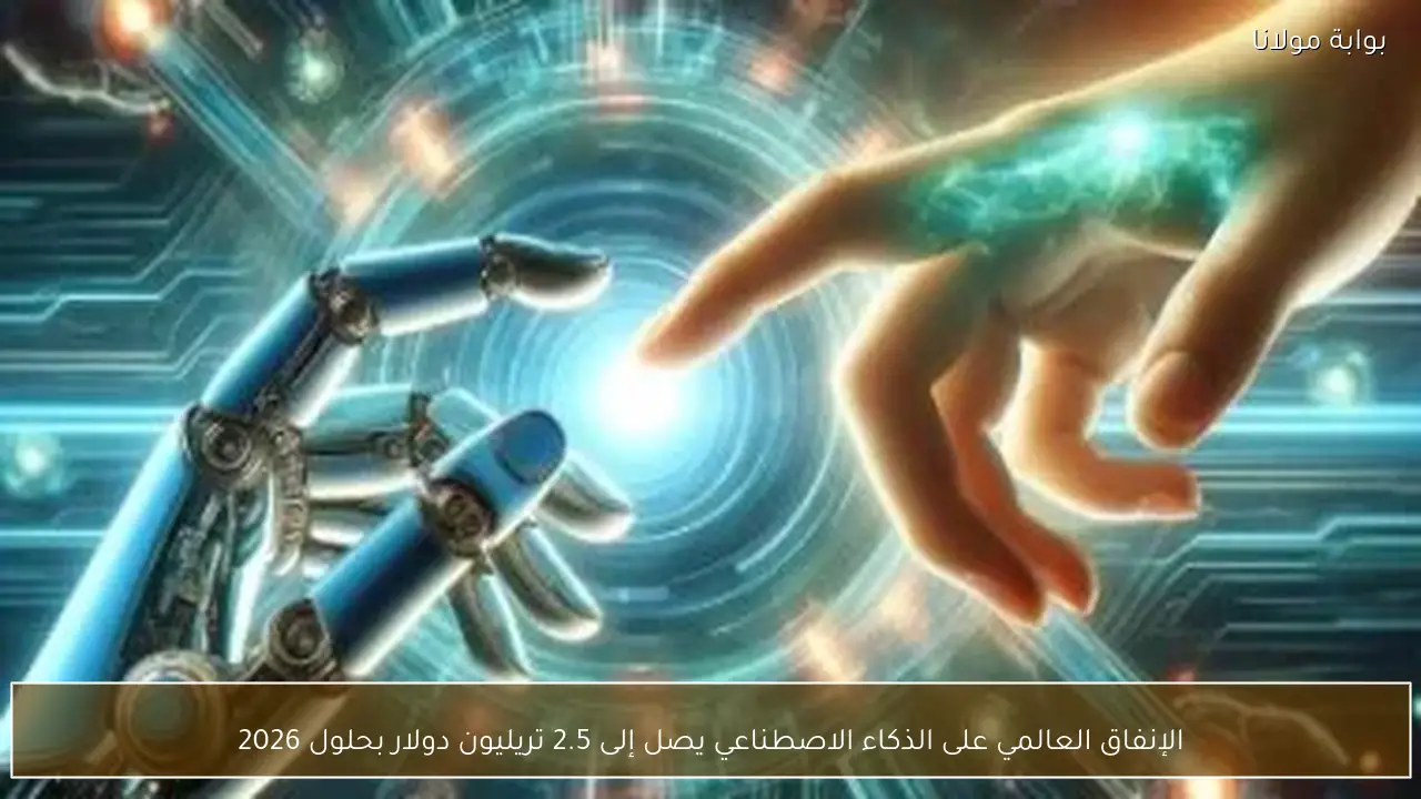 الإنفاق العالمي على الذكاء الاصطناعي يصل إلى 2.5 تريليون دولار بحلول 2026