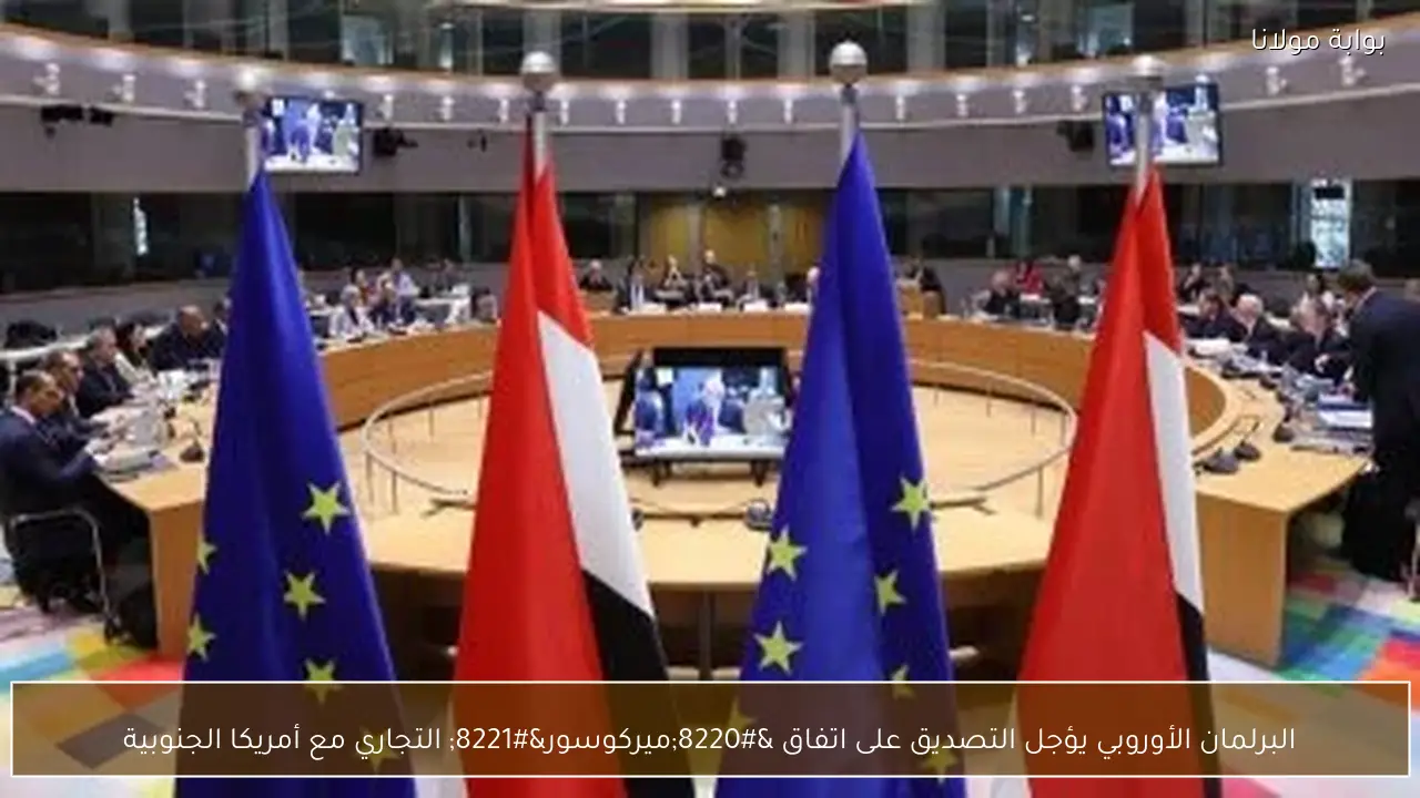 البرلمان الأوروبي يؤجل التصديق على اتفاق “ميركوسور” التجاري مع أمريكا الجنوبية