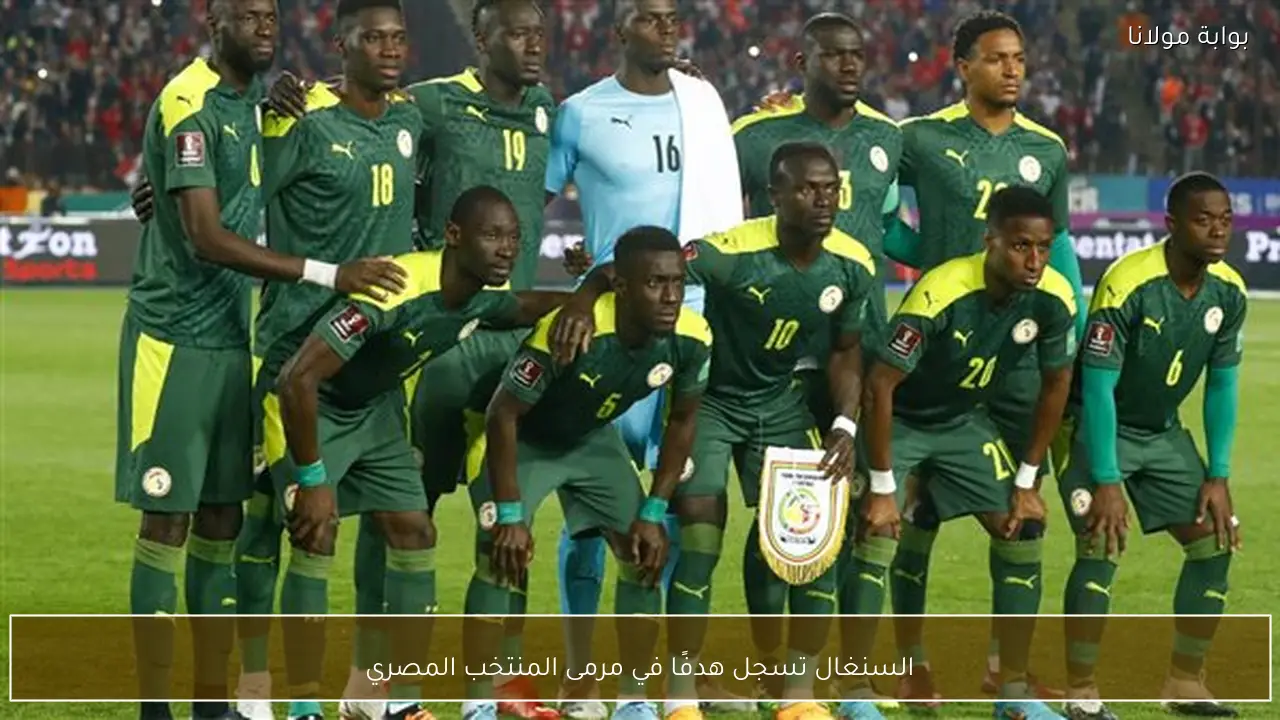 السنغال تسجل هدفًا في مرمى المنتخب المصري