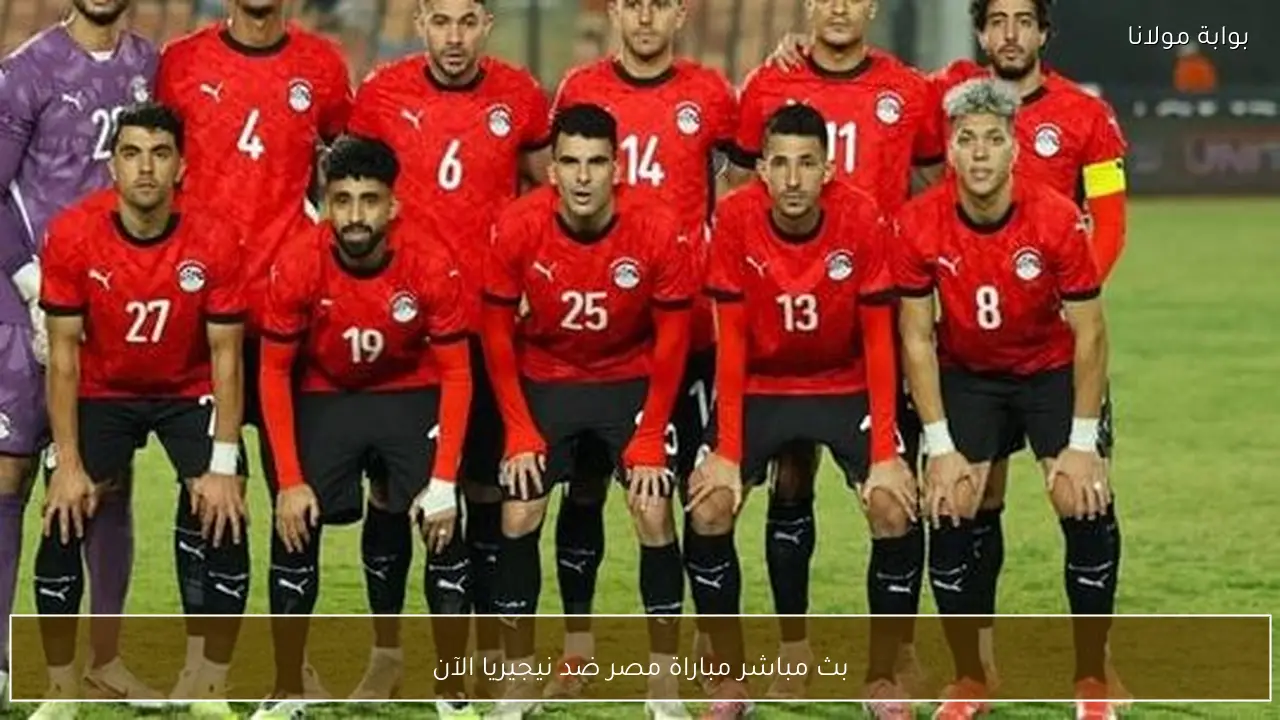 بث مباشر مباراة مصر ضد نيجيريا الآن