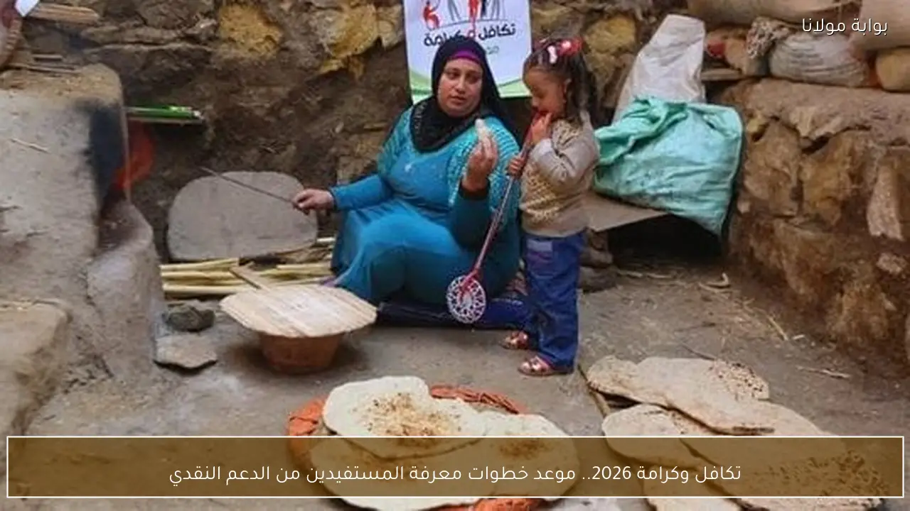 تكافل وكرامة 2026.. موعد خطوات معرفة المستفيدين من الدعم النقدي