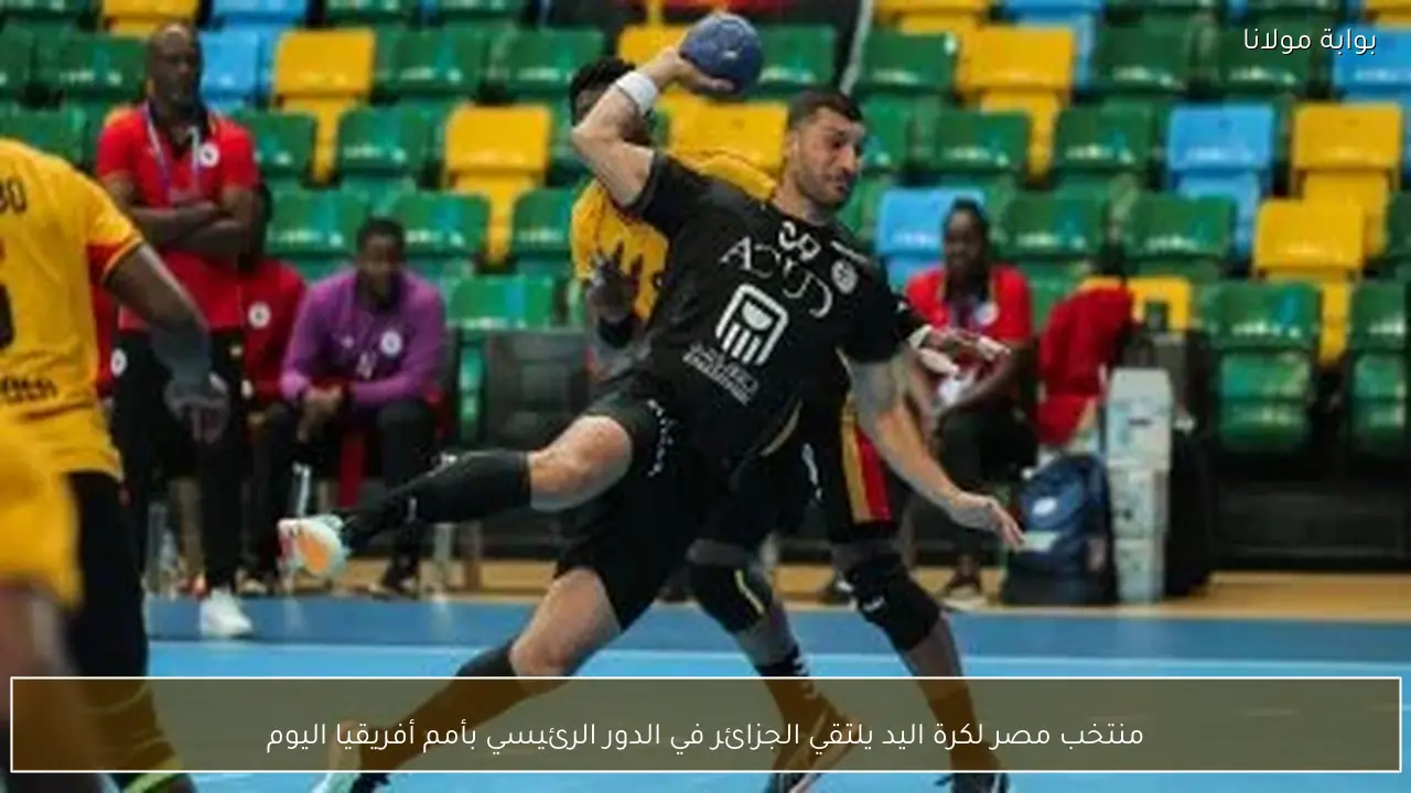 منتخب مصر لكرة اليد يلتقي الجزائر في الدور الرئيسي بأمم أفريقيا اليوم
