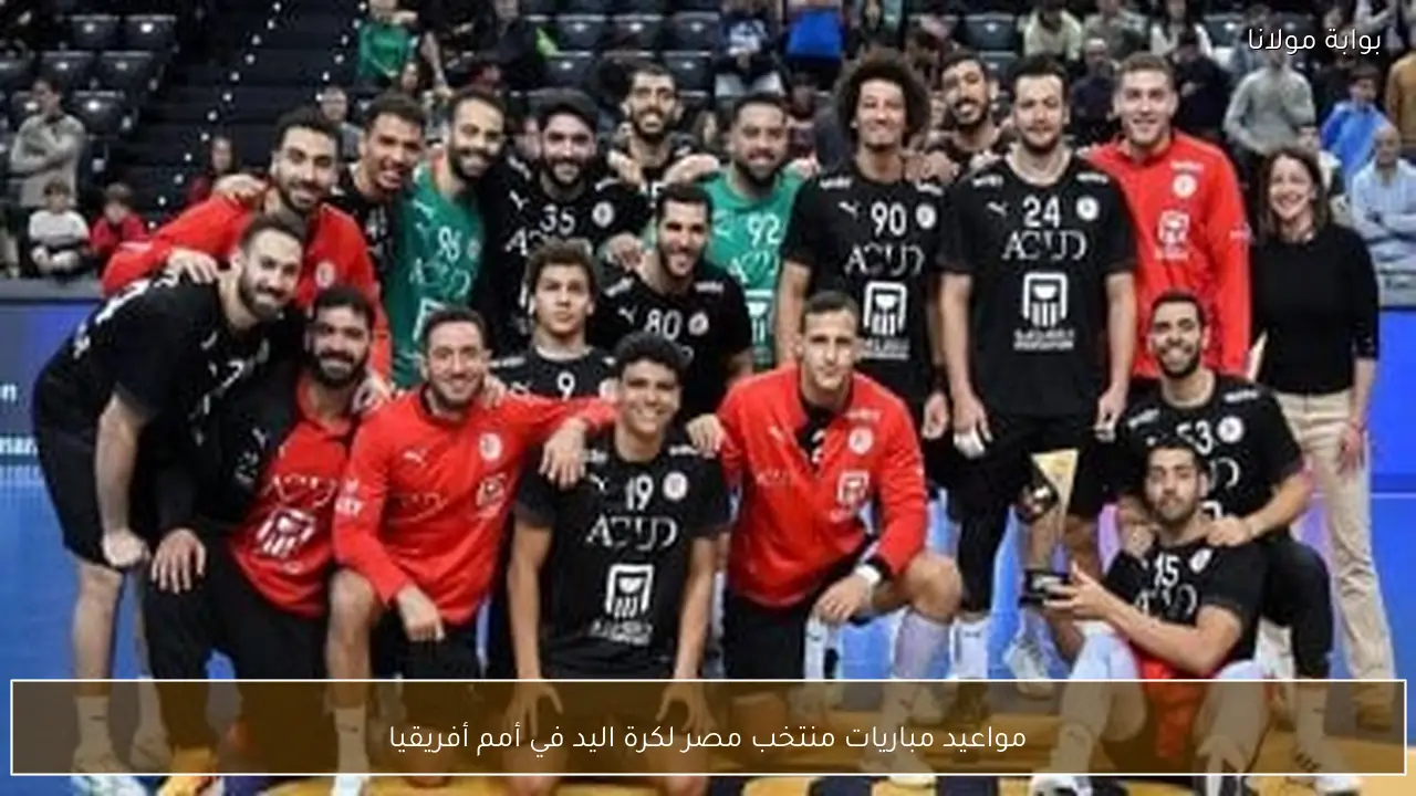 مواعيد مباريات منتخب مصر لكرة اليد في أمم أفريقيا