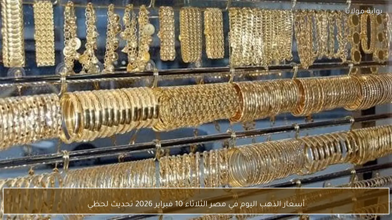 أسعار الذهب اليوم في مصر الثلاثاء 10 فبراير 2026 تحديث لحظي