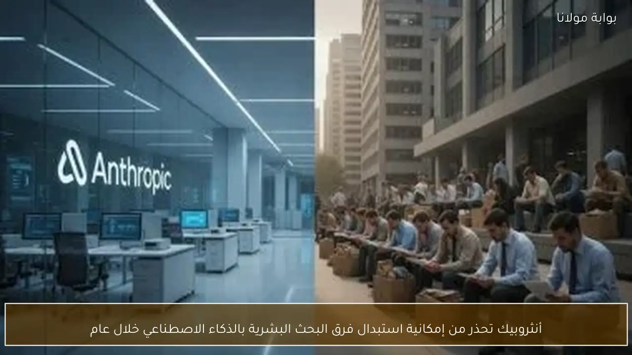 أنثروبيك تحذر من إمكانية استبدال فرق البحث البشرية بالذكاء الاصطناعي خلال عام