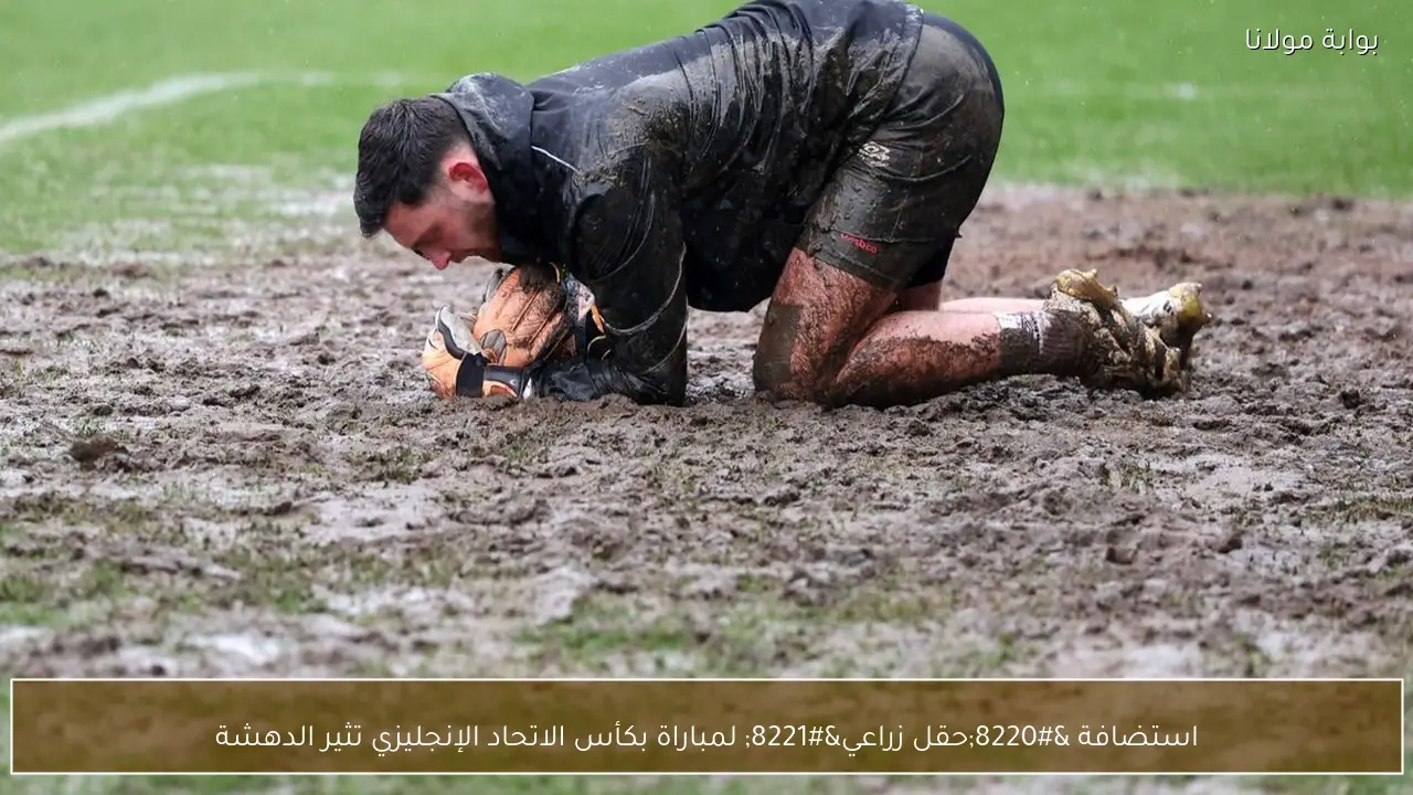 استضافة “حقل زراعي” لمباراة بكأس الاتحاد الإنجليزي تثير الدهشة