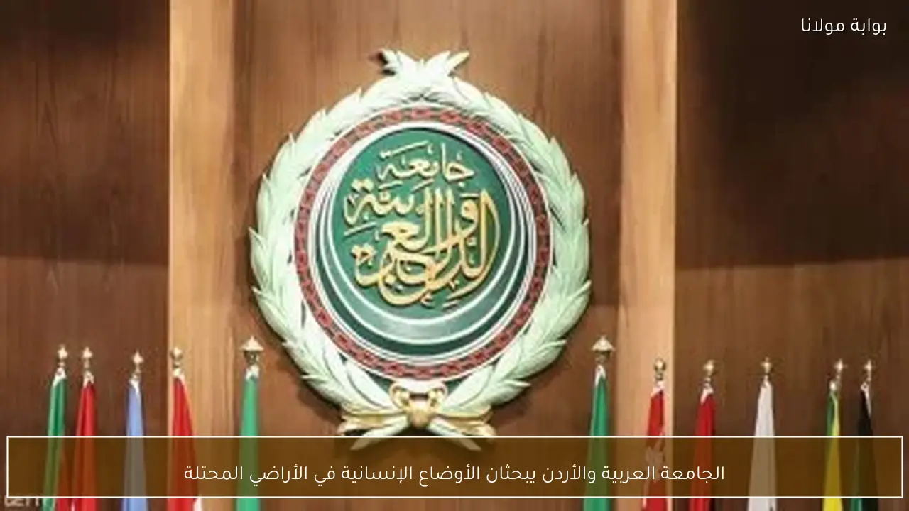 الجامعة العربية والأردن يبحثان الأوضاع الإنسانية في الأراضي المحتلة