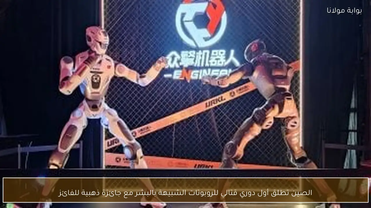 الصين تطلق أول دوري قتالي للروبوتات الشبيهة بالبشر مع جائزة ذهبية للفائز
