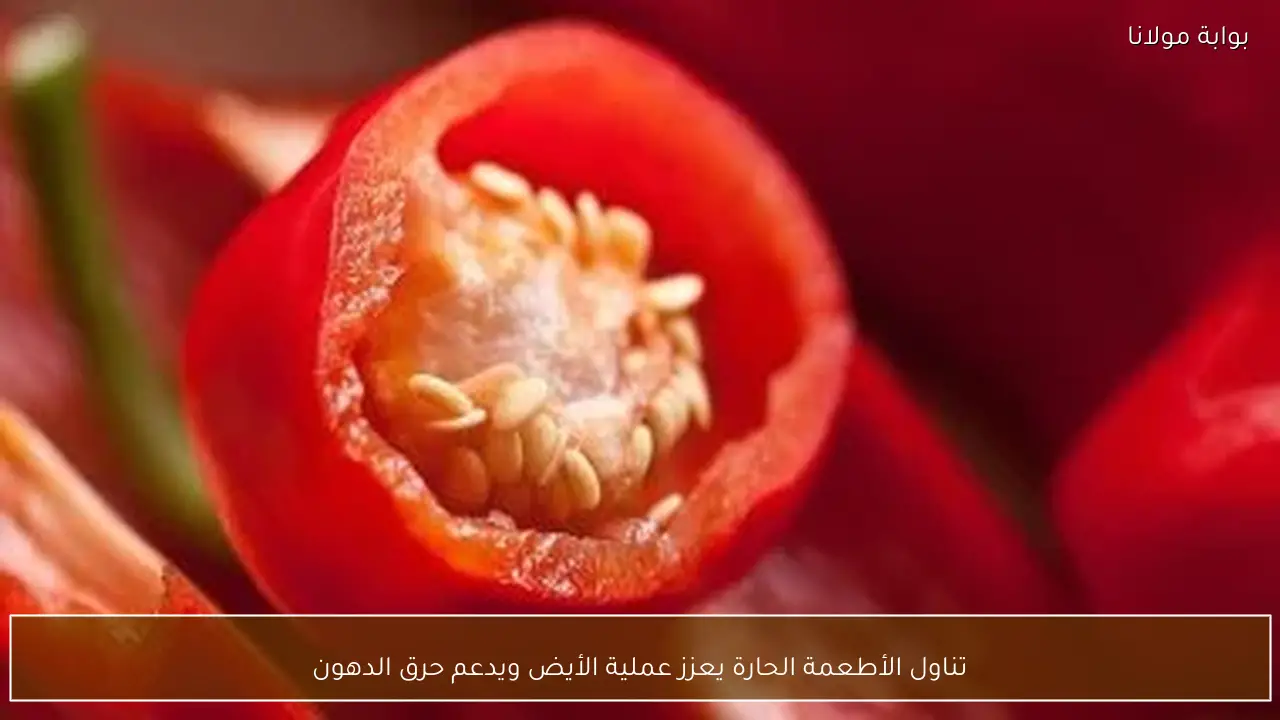 تناول الأطعمة الحارة يعزز عملية الأيض ويدعم حرق الدهون