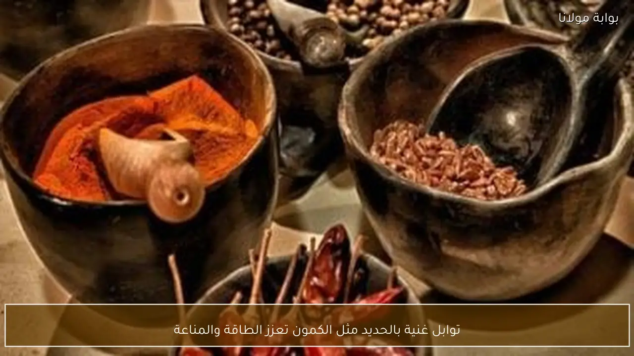 توابل غنية بالحديد مثل الكمون تعزز الطاقة والمناعة