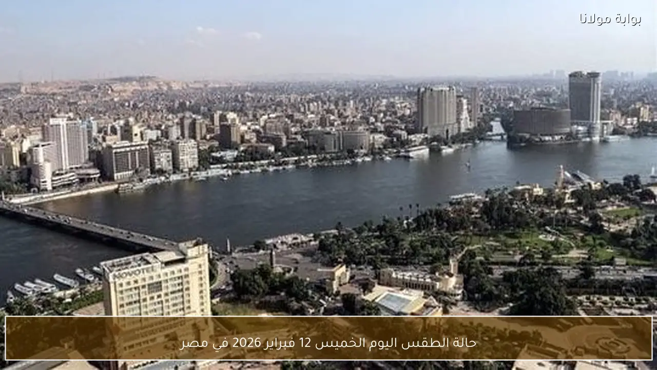 حالة الطقس اليوم الخميس 12 فبراير 2026 في مصر