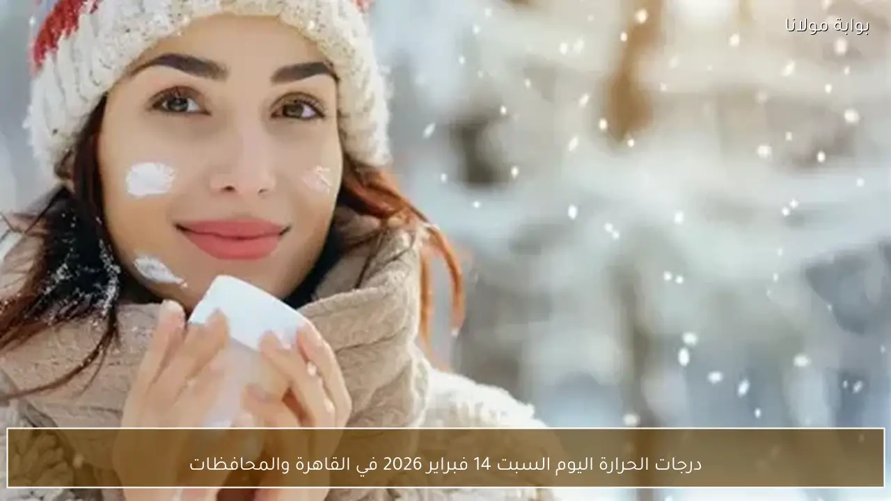 درجات الحرارة اليوم السبت 14 فبراير 2026 في القاهرة والمحافظات
