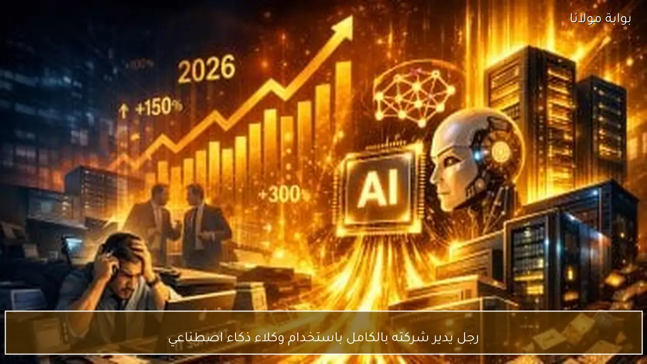 رجل يدير شركته بالكامل باستخدام وكلاء ذكاء اصطناعي