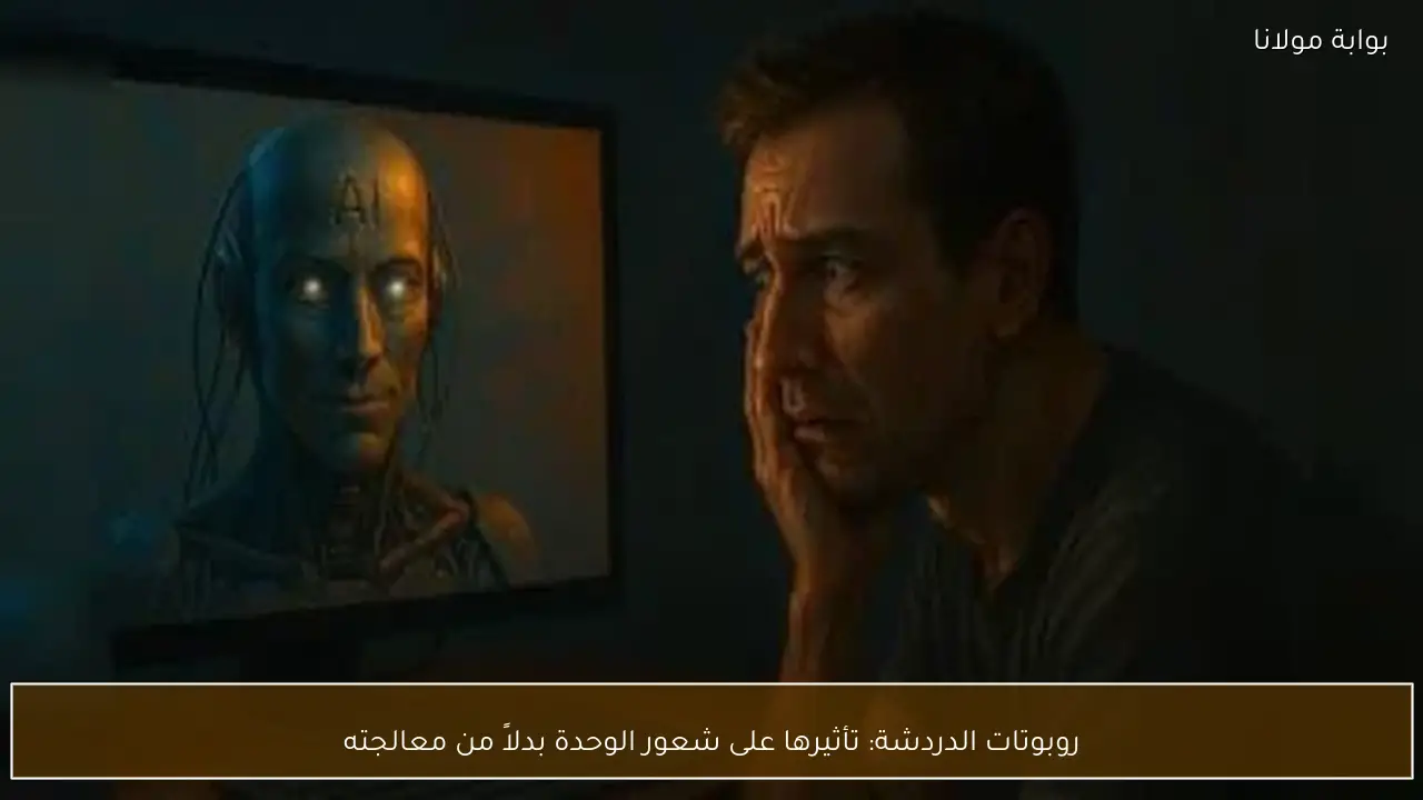 روبوتات الدردشة: تأثيرها على شعور الوحدة بدلاً من معالجته